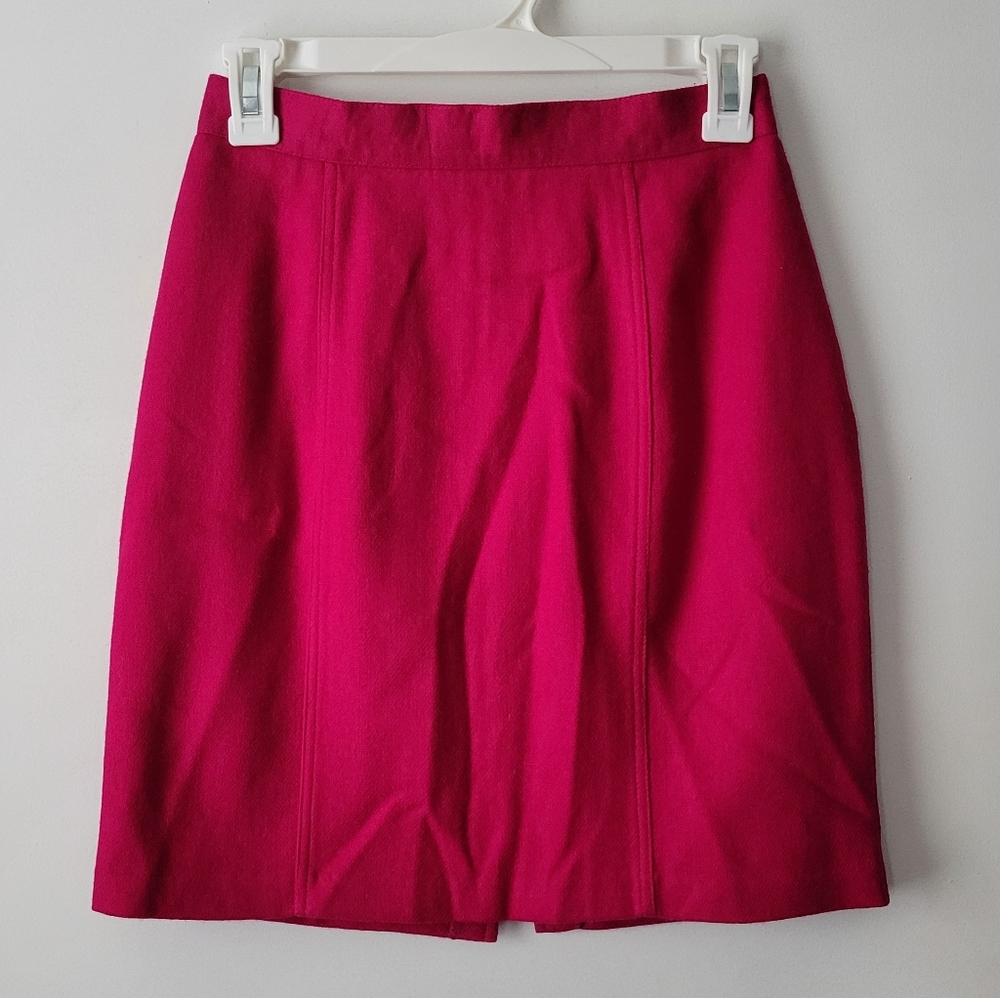 Vintage Pink Wool Skirt